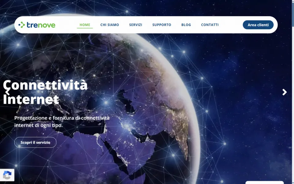 Trenove website, designed and developed by REGICODE